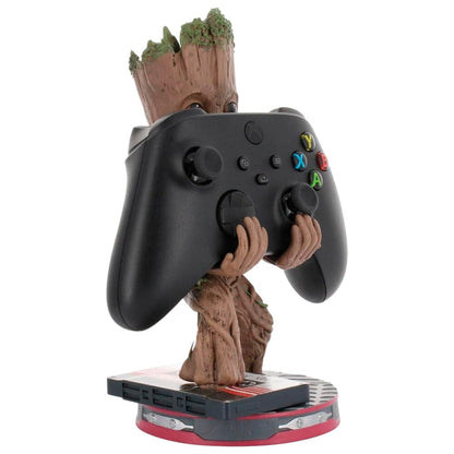 Cable Guy soporte sujecion Smiley Groot Guardianes de la Galaxia Marvel 20cm