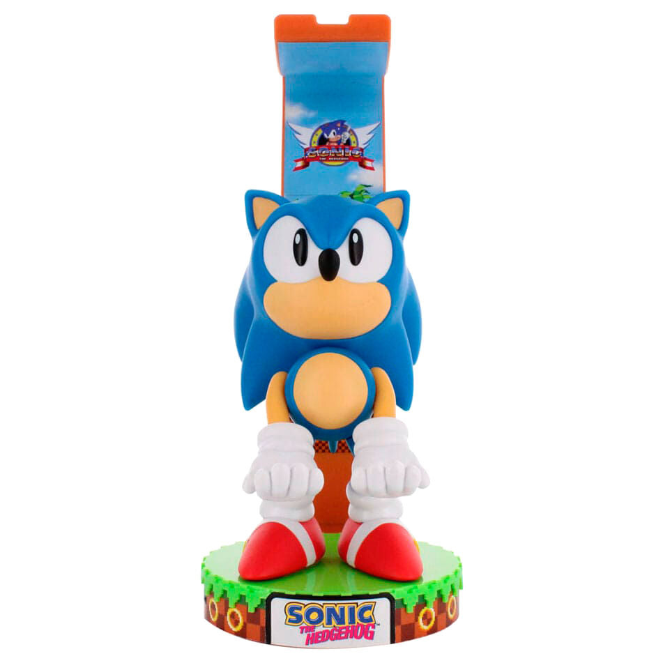 Cable Guy Deluxe soporte sujecion figura Sonic the Hedgehog 20cm EXQUISITE GAMING