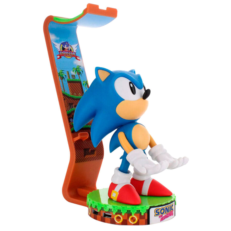 Cable Guy Deluxe soporte sujecion figura Sonic the Hedgehog 20cm EXQUISITE GAMING