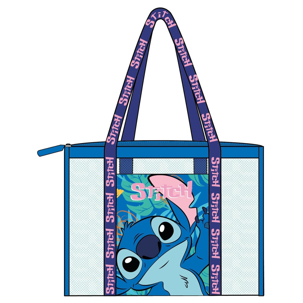 Bolsa playa rejilla Stitch Disney DISNEY