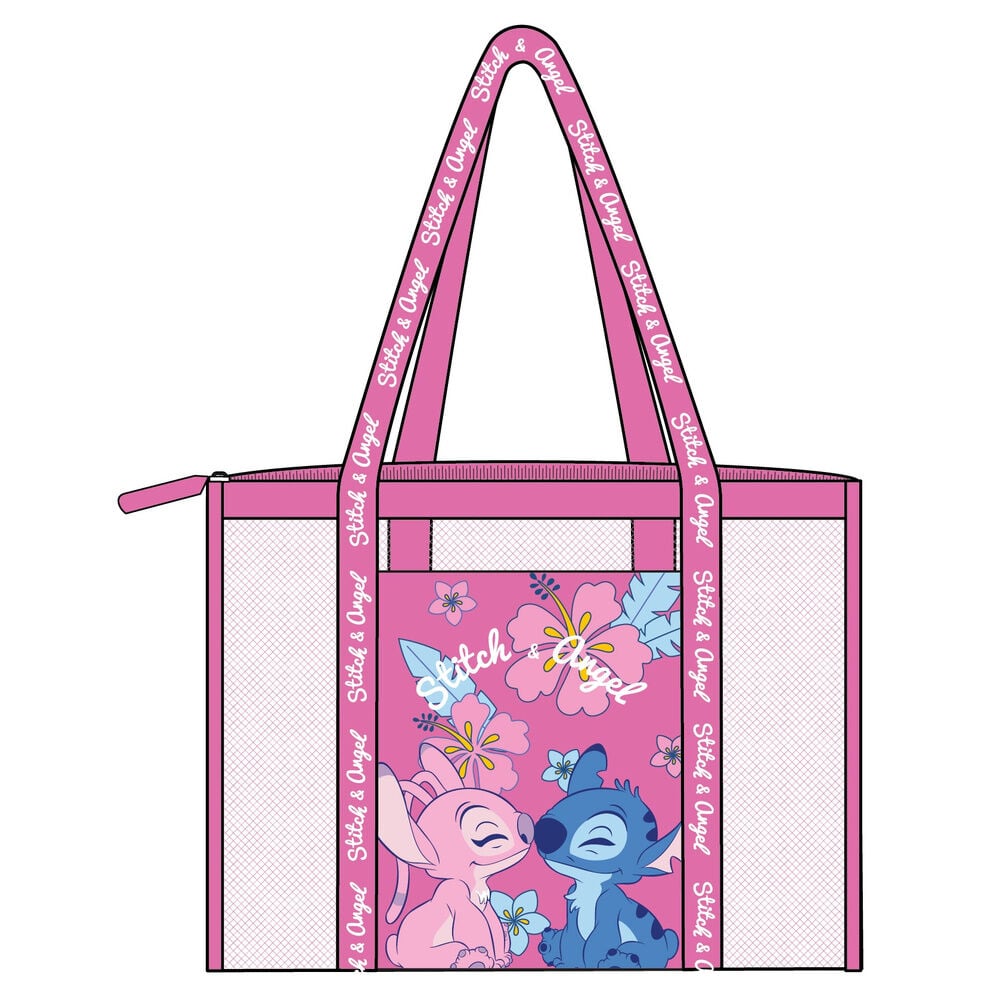 Bolsa playa rejilla Angel & Stitch Disney DISNEY