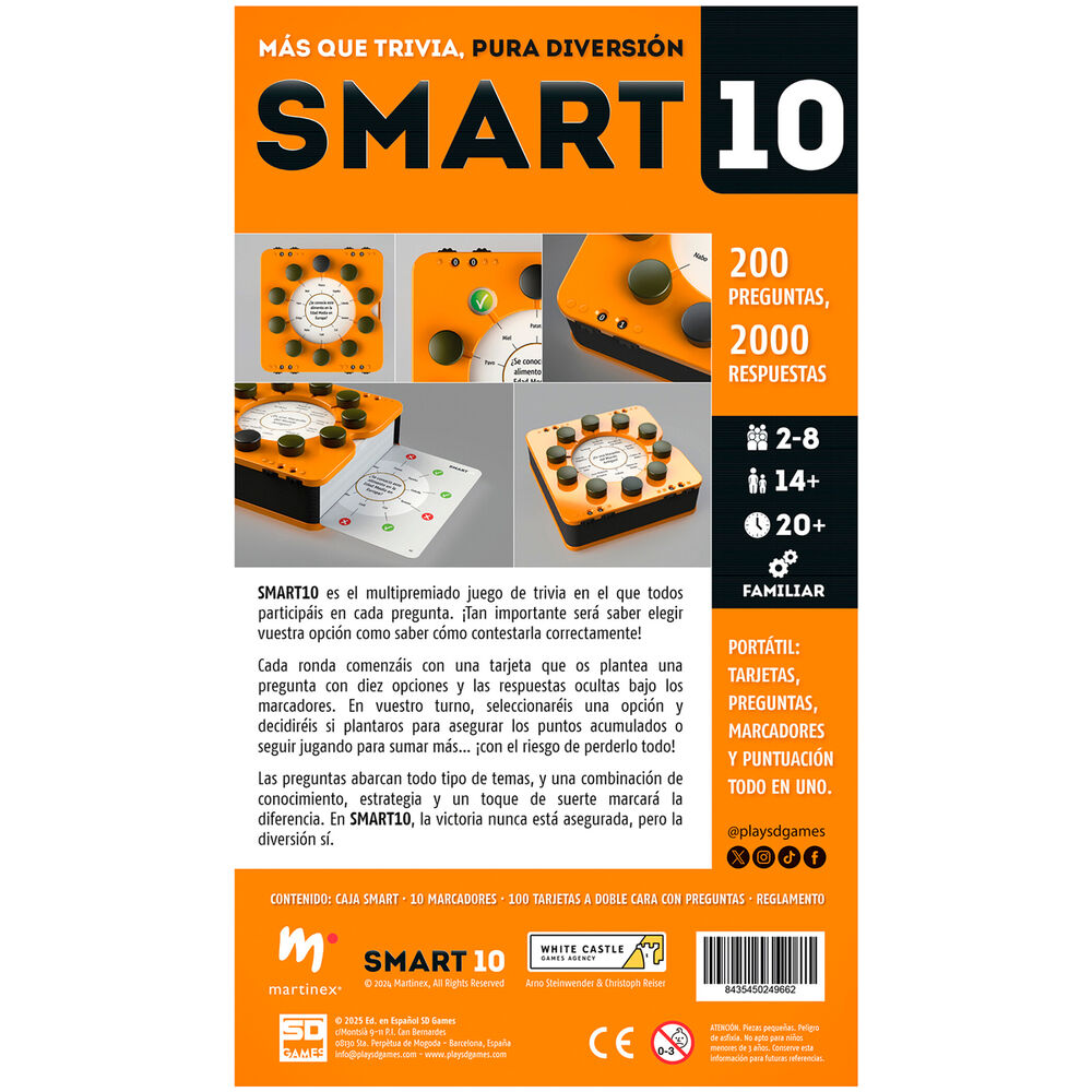 Juego mesa Smart 10 español SD GAMES