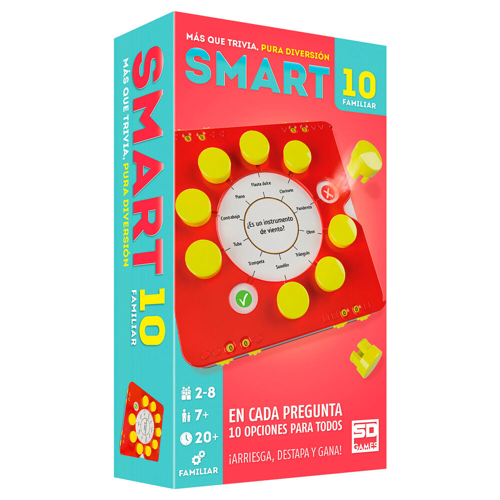 Juego de mesa Smart 10 Familiar español SD GAMES