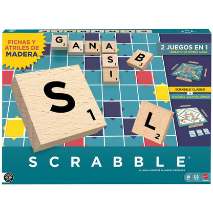 Juego mesa Scrabble Core Wood español MATTEL