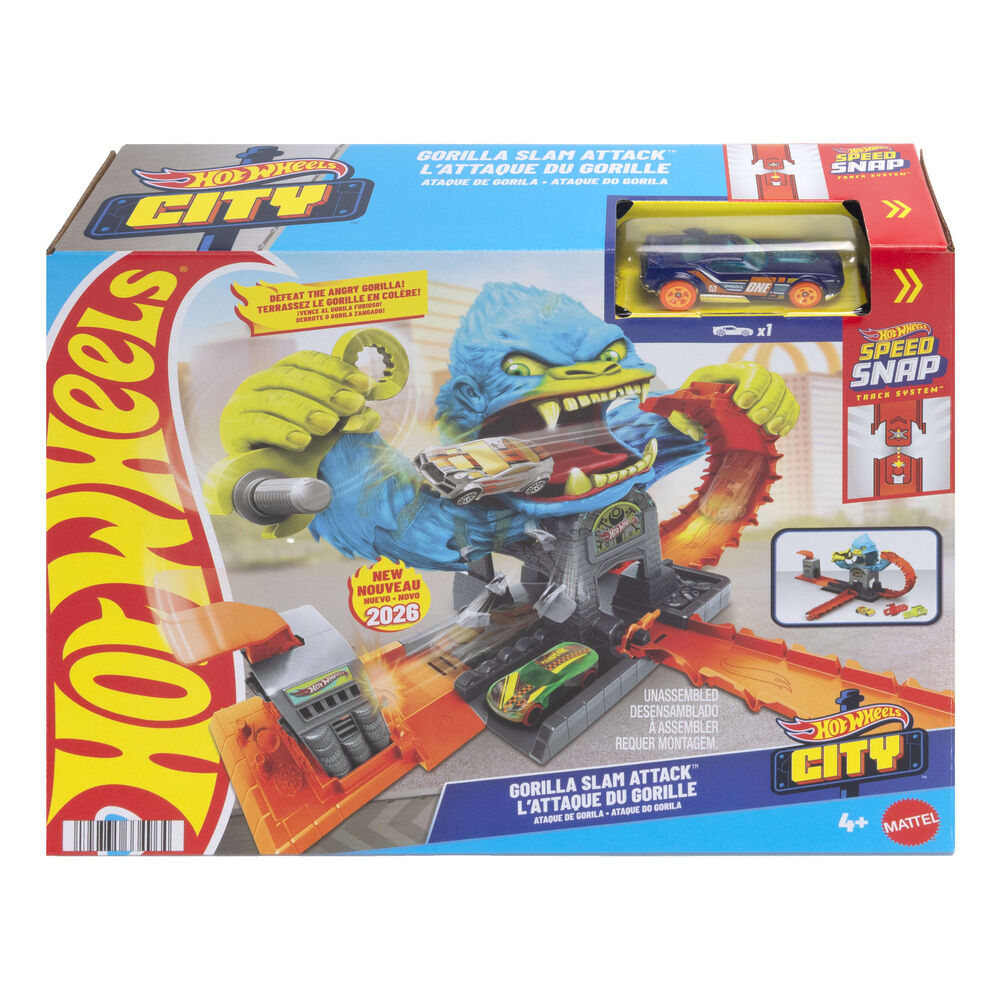 Ataque de Gorila Hot Wheels City MATTEL