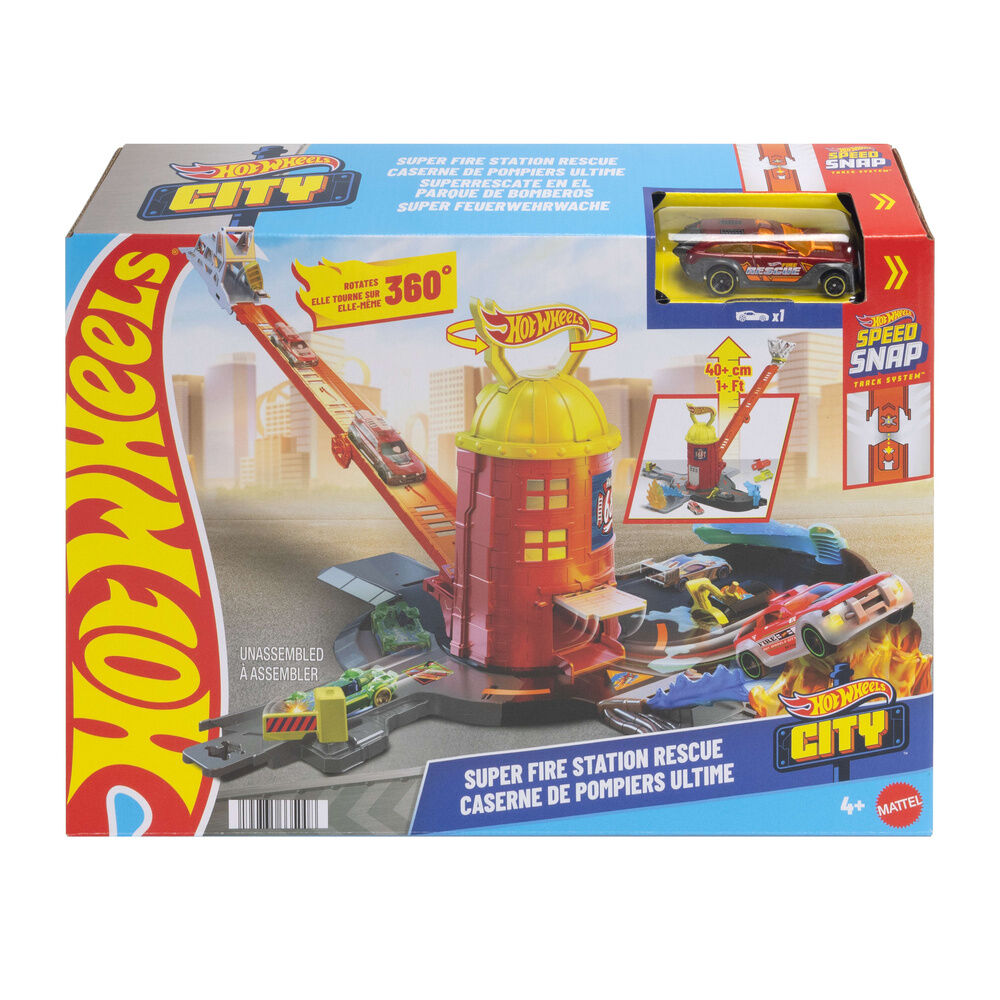 Estation de Bomberos Hot Wheels City MATTEL