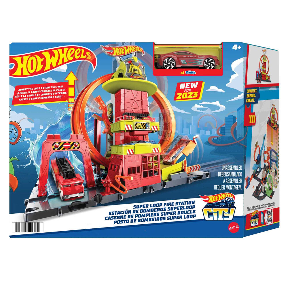 Estacion de Bomeros Hot Wheels City MATTEL