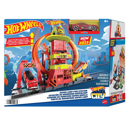 Estacion de Bomeros Hot Wheels City MATTEL