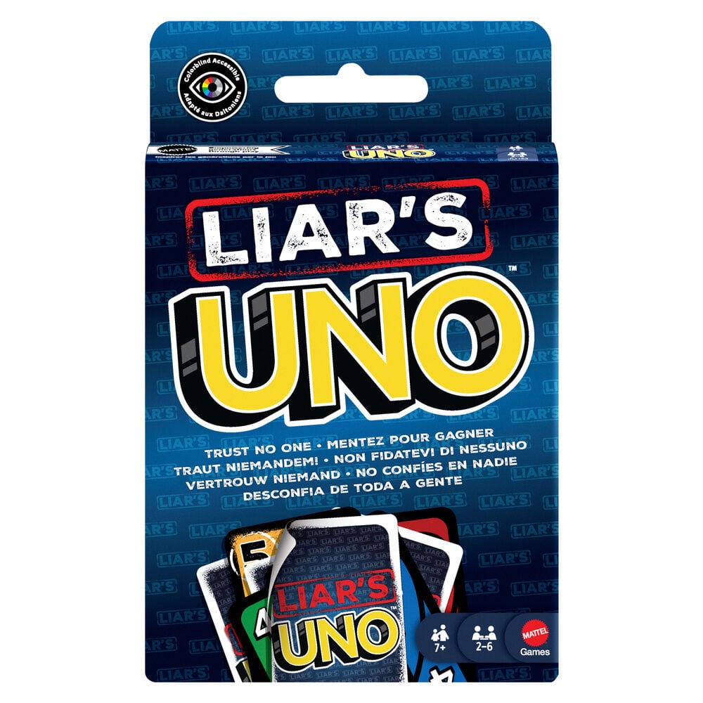 Juego cartas UNO Liars MATTEL