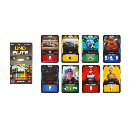 Juego cartas UNO Elite F1 Booster Pack MATTEL