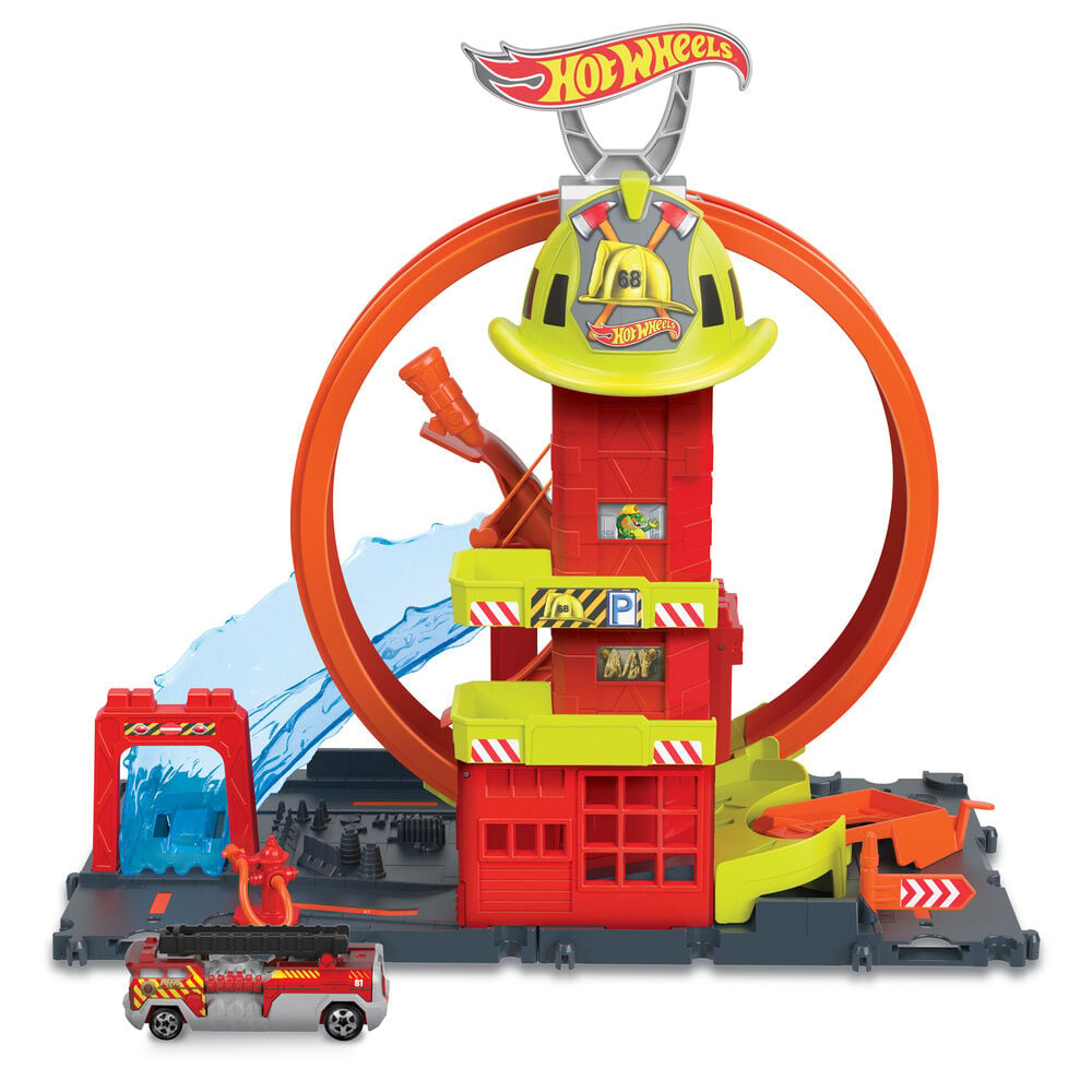 Estacion de Bomeros Hot Wheels City MATTEL