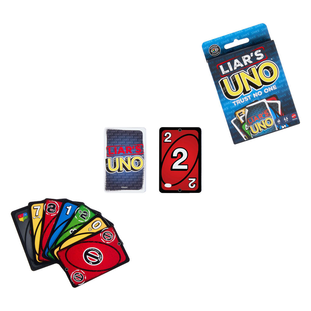 Juego cartas UNO Liars MATTEL