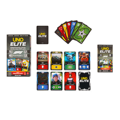 Juego cartas UNO Elite F1 Booster Pack MATTEL