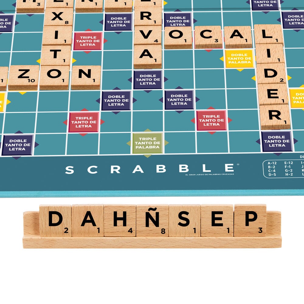 Juego mesa Scrabble Core Wood español MATTEL