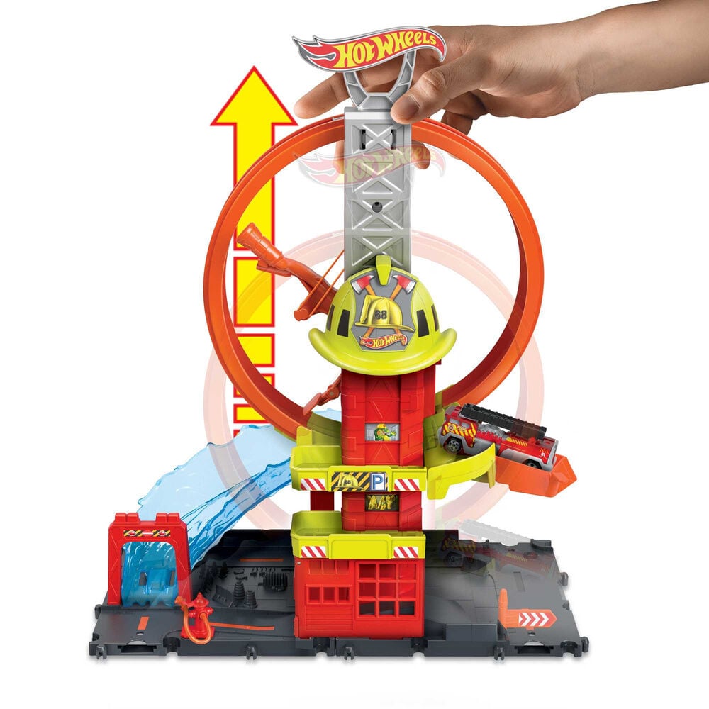 Estacion de Bomeros Hot Wheels City MATTEL