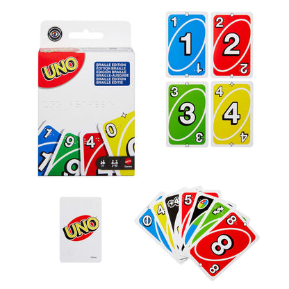 Juego cartas UNO Braille MATTEL