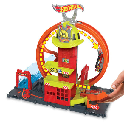 Estacion de Bomeros Hot Wheels City MATTEL