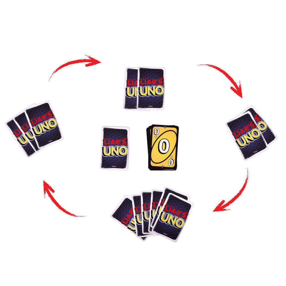 Juego cartas UNO Liars MATTEL