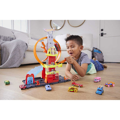 Estacion de Bomeros Hot Wheels City MATTEL