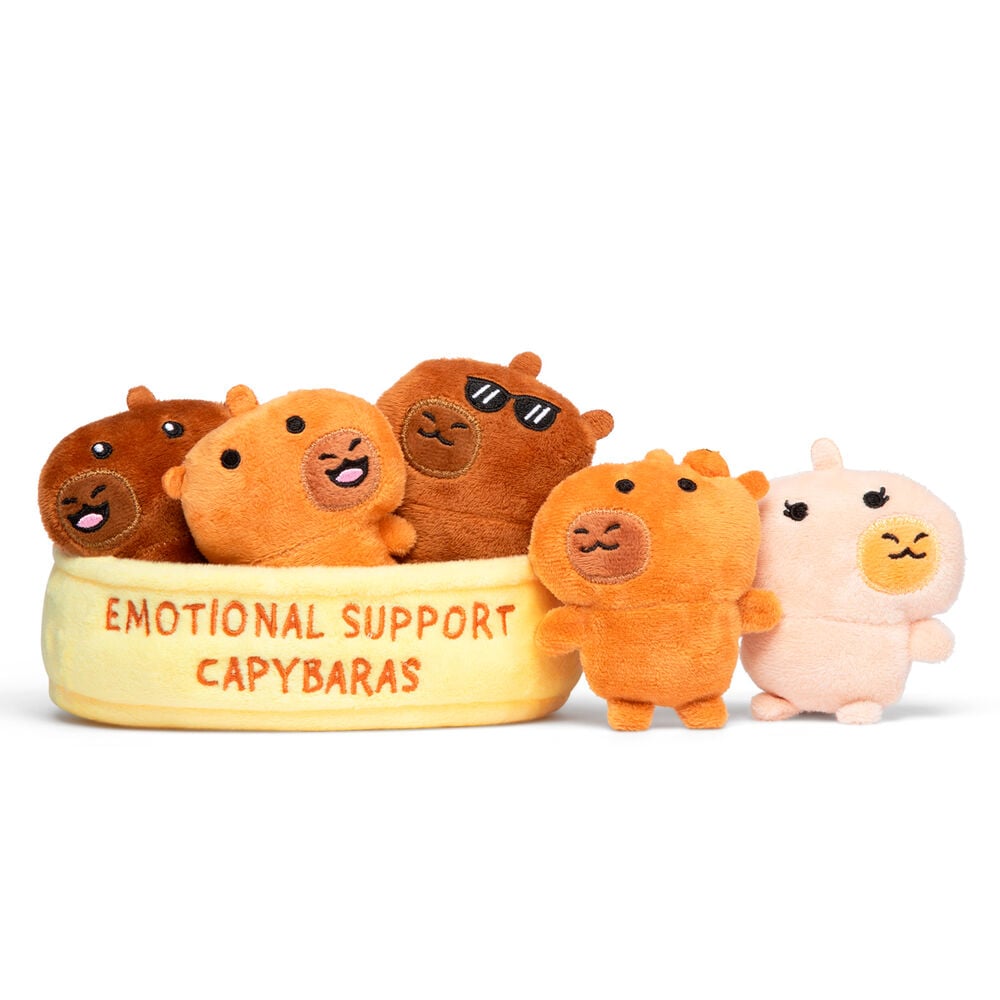 Set peluches Capybaras Emotional Support JUST PLAY