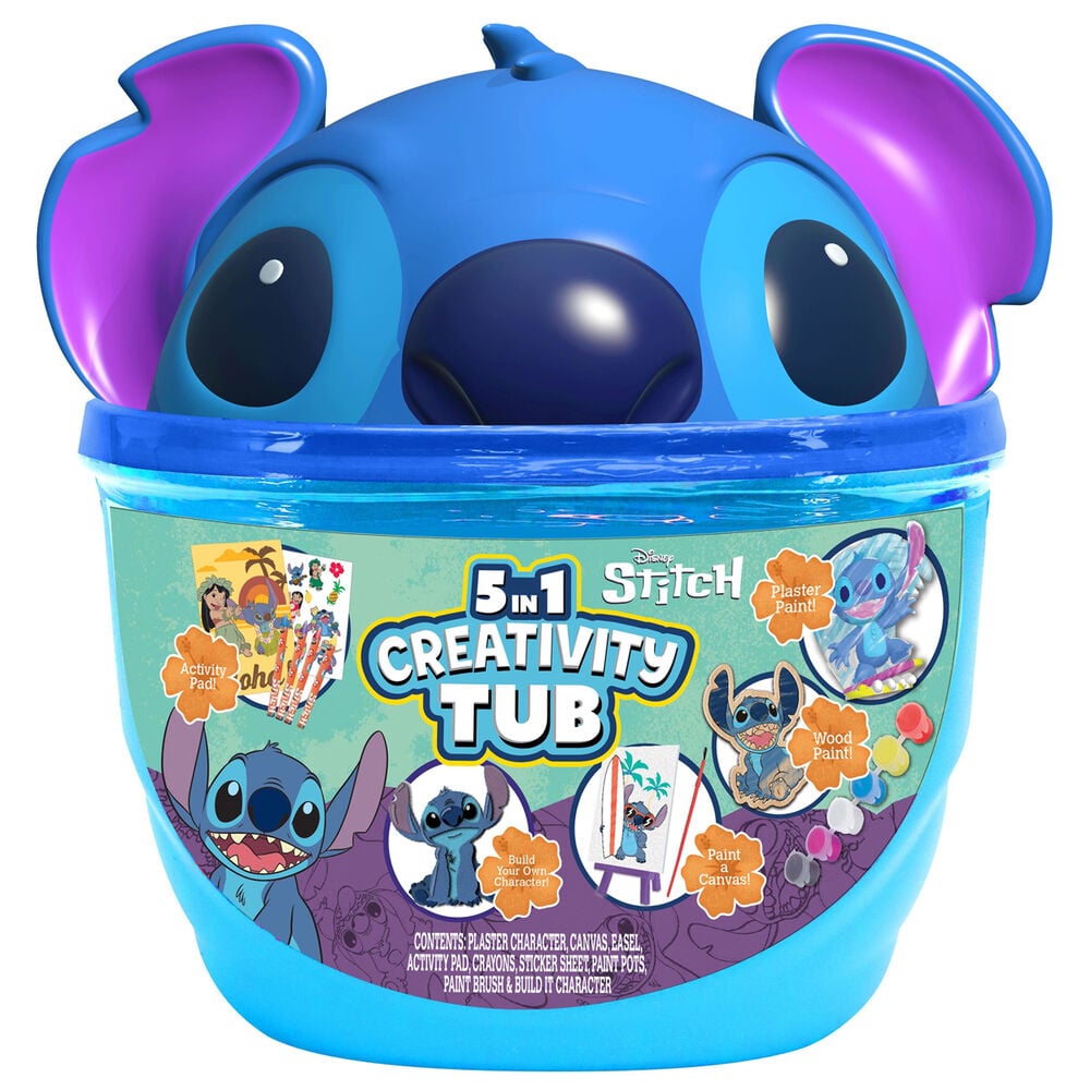 Set papeleria cubo Stitch Disney JUST PLAY
