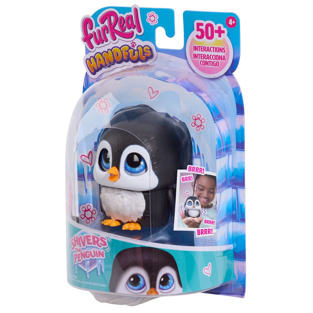 Muñeco interactivo Penguin FurReal Handfuls JUST PLAY