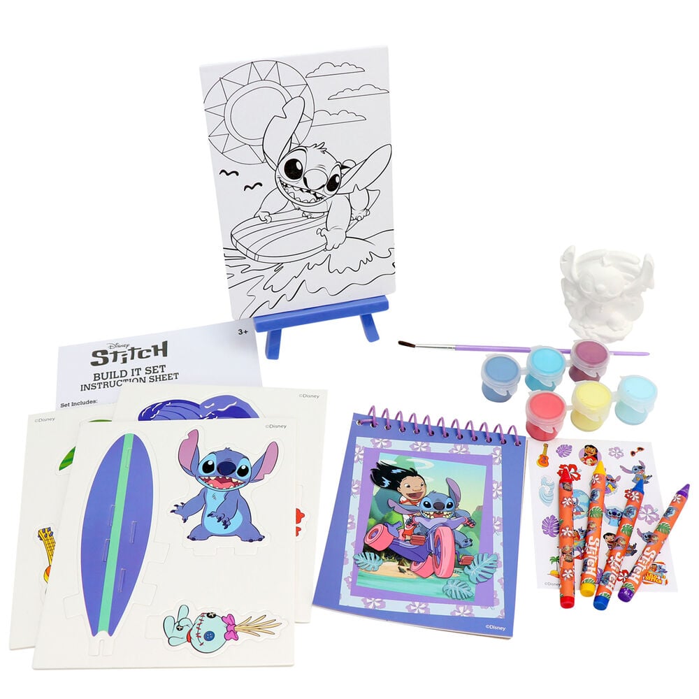 Set papeleria cubo Stitch Disney JUST PLAY