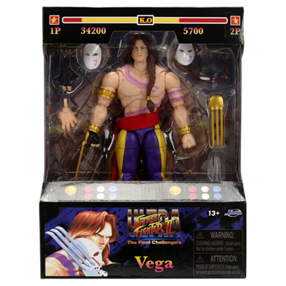 Figura Vega Street Fighter II 15cm JADA TOYS