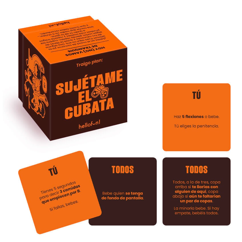 Juego Sujetame el Cubata español HELLOFUN!