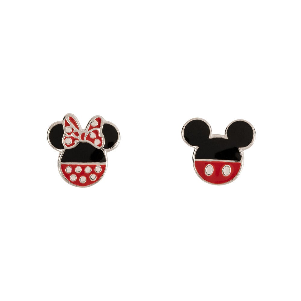Pendientes Mickey & Minnie Disney plata PEERS HARDY
