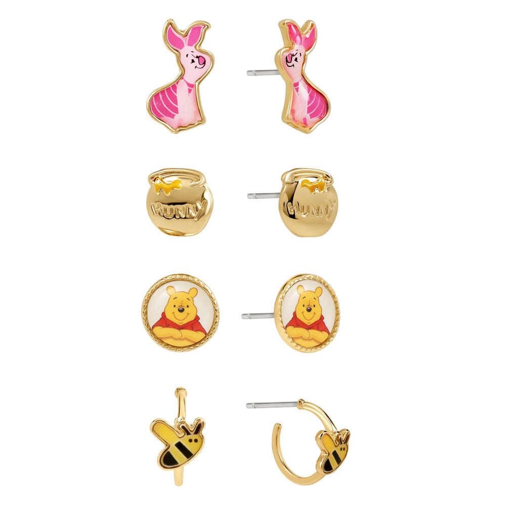 Set 4 pendientes Winnie the Pooh Disney PEERS HARDY