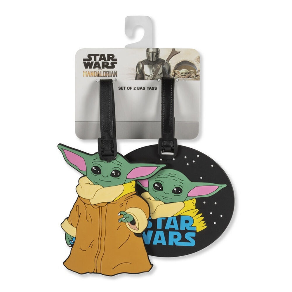 Set 2 Etiquetas de Equipaje Grogu The Mandalorian Star Wars PEERS HARDY