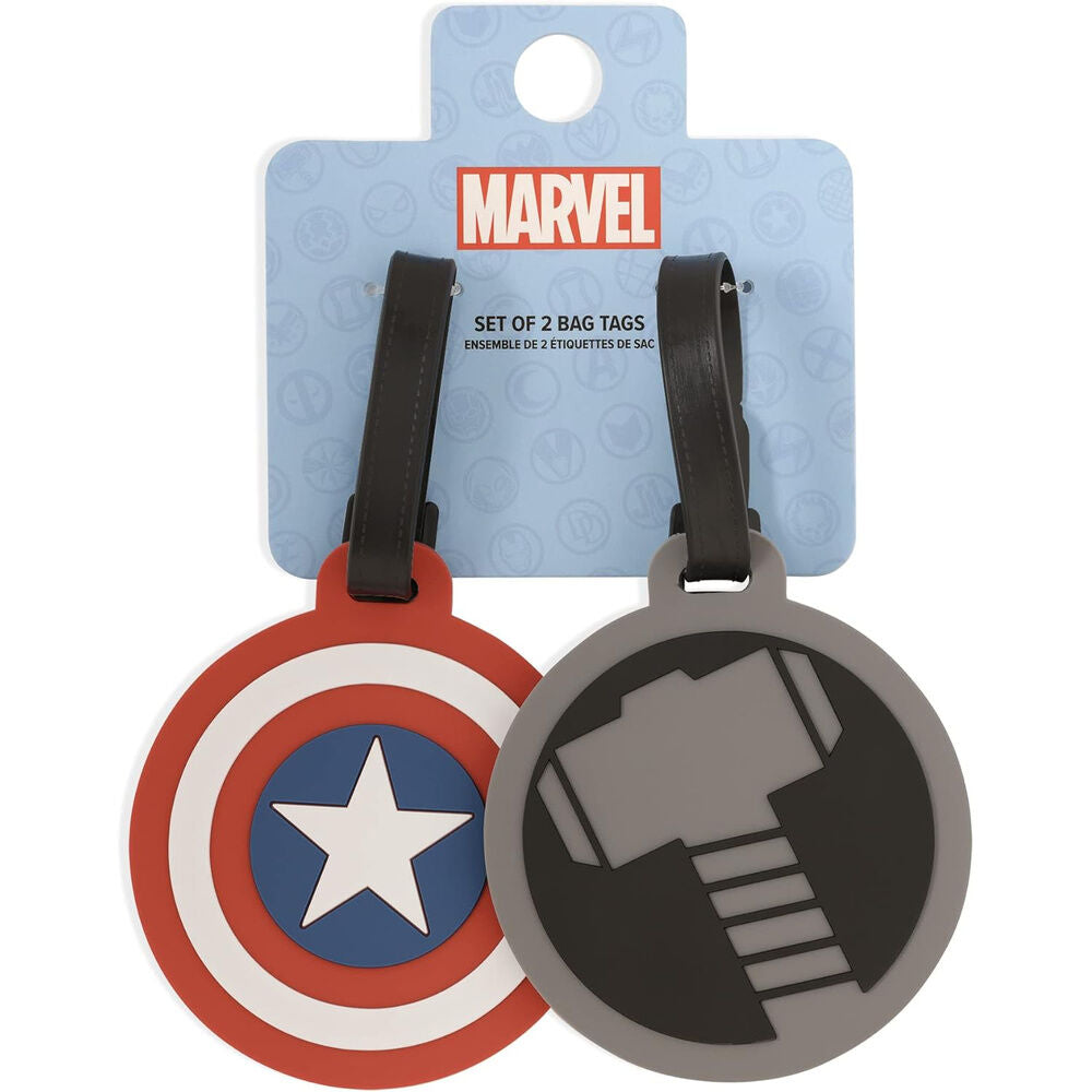 Set 2 Etiquetas de Equipaje Los Vengadores Avengers Marvel PEERS HARDY