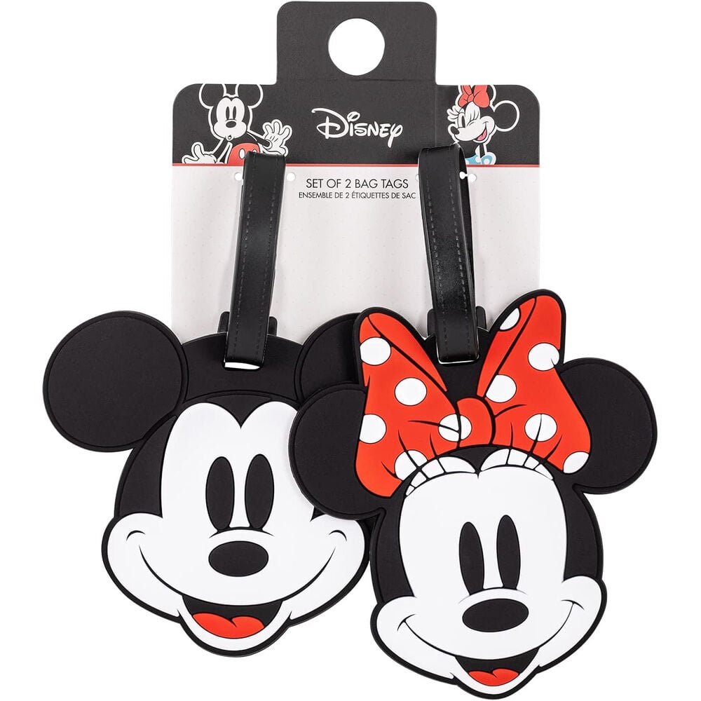 Set 2 Etiquetas de Equipaje Mickey & Minnie Disney PEERS HARDY