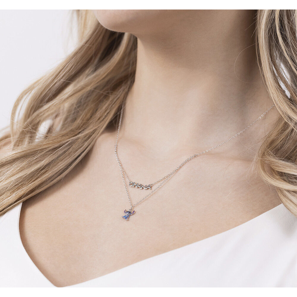Colgante Ohana Stitch Disney plata PEERS HARDY