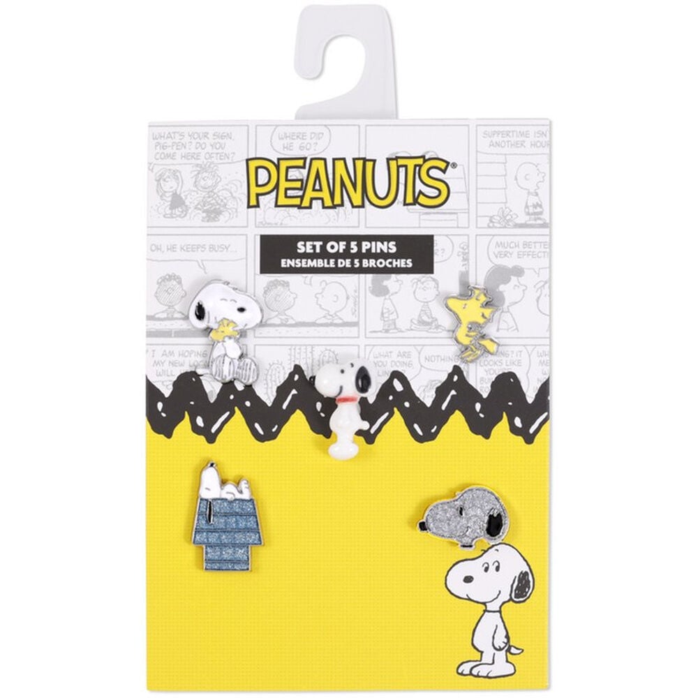 Set 5 pins Snoopy Peanuts PEERS HARDY
