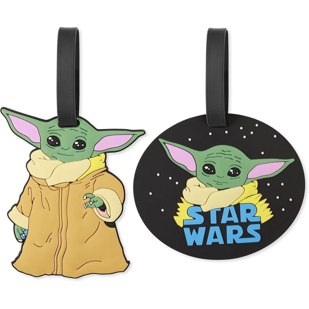 Set 2 Etiquetas de Equipaje Grogu The Mandalorian Star Wars PEERS HARDY