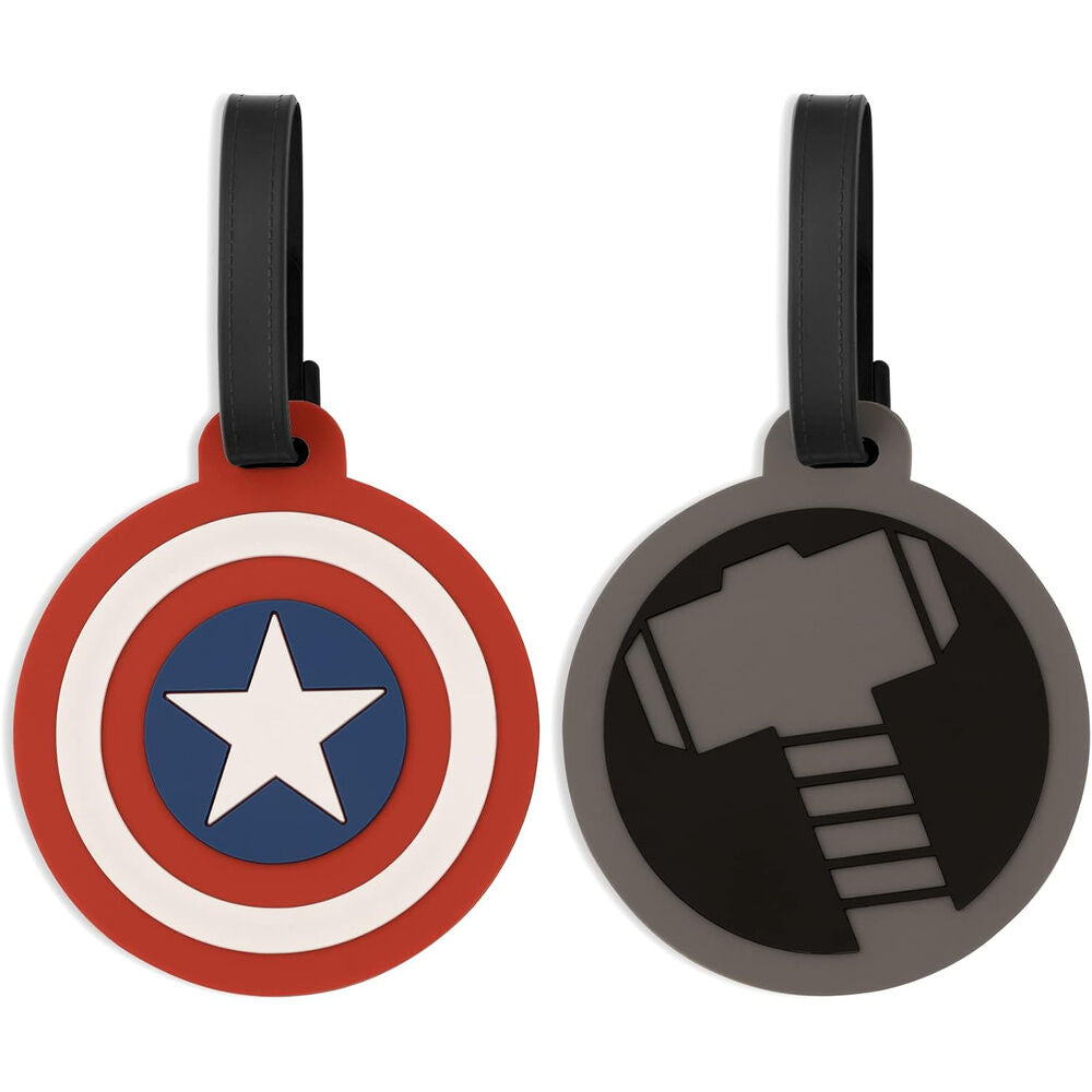Set 2 Etiquetas de Equipaje Los Vengadores Avengers Marvel PEERS HARDY