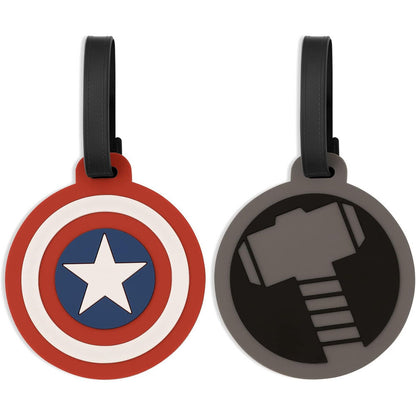 Set 2 Etiquetas de Equipaje Los Vengadores Avengers Marvel PEERS HARDY