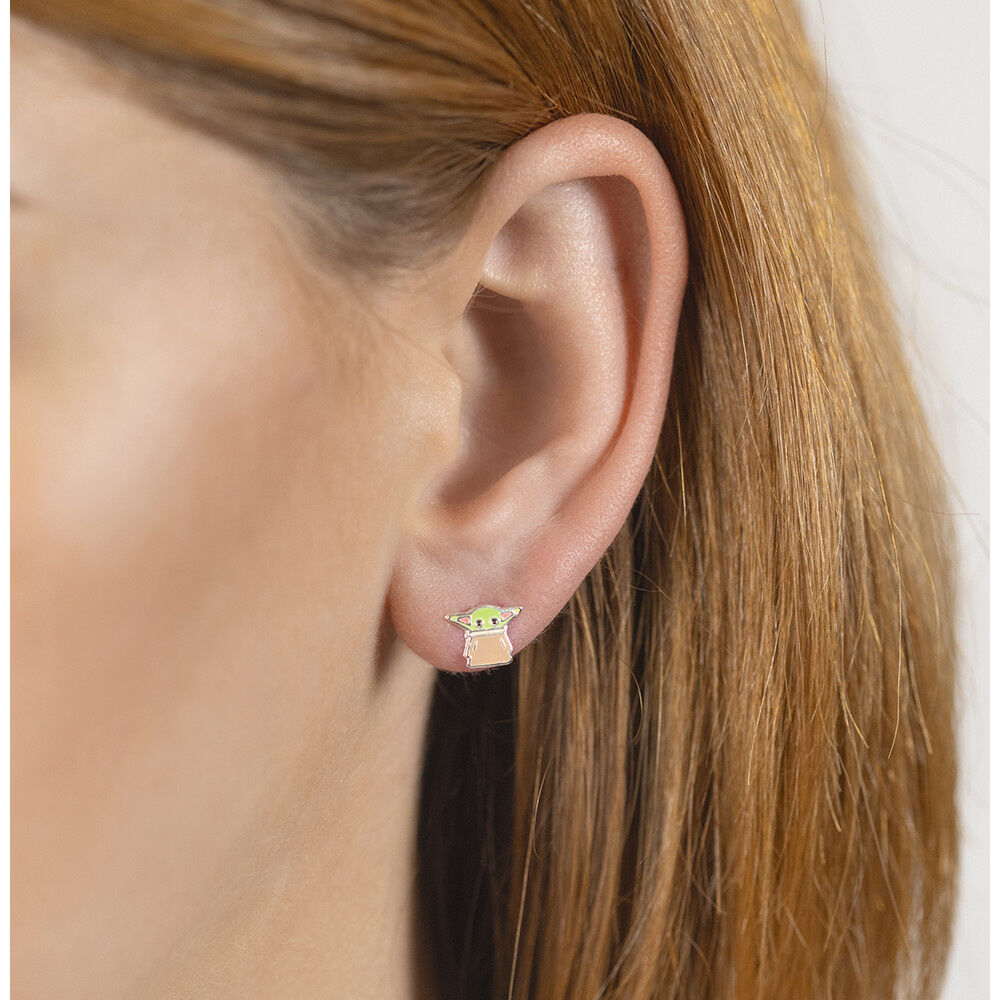 Pendientes Grogu The Mandalorian Star Wars plata PEERS HARDY