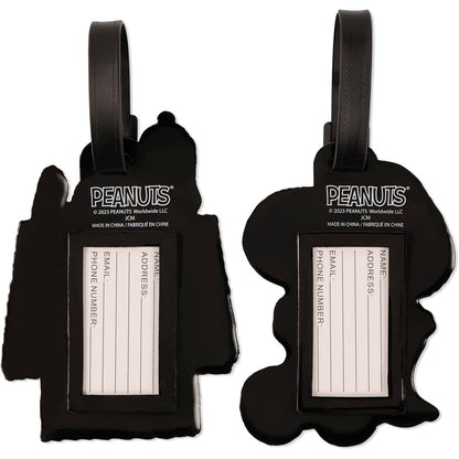 Set 2 Etiquetas de Equipaje Snoopy Peanuts PEERS HARDY