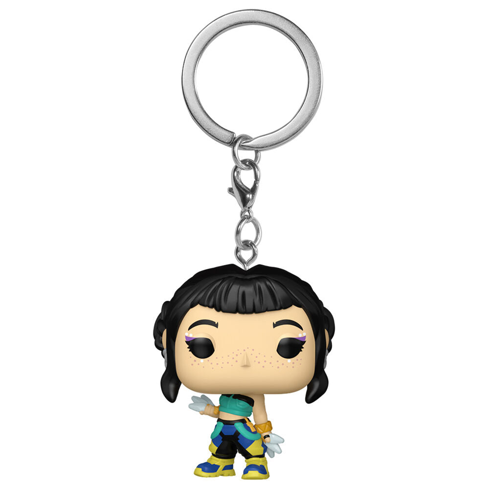 Llavero Pocket POP KPop Demon Hunters Zoey FUNKO