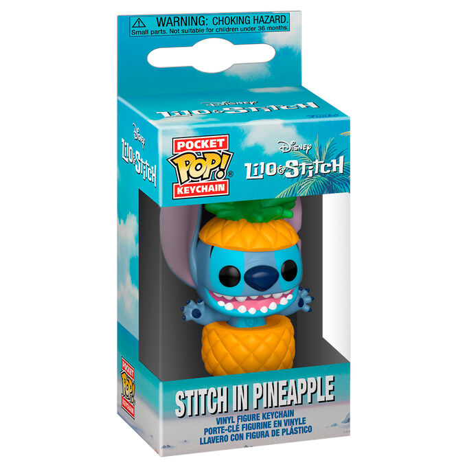Llavero Pocket POP Disney Lilo & Stitch - Stitch in Pineapple FUNKO