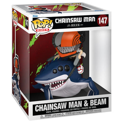 Figura POP Rides Deluxe Chainsaw Man El Arco de Reze Chainsaw Man & Beam FUNKO