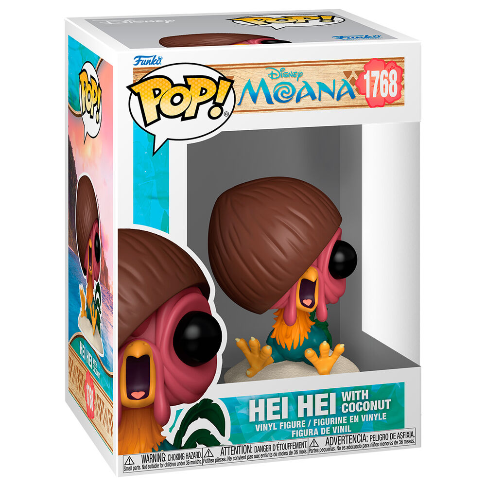 Figura POP Disney Vaiana Moana 3 Hei Hei with Coconut FUNKO