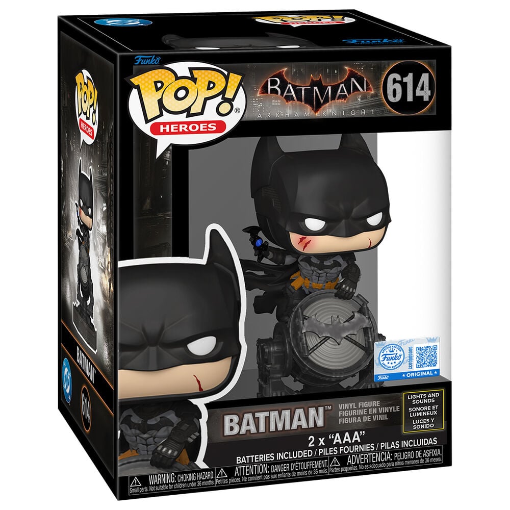 Figura POP Premium DC Comics Batman Arkham Knight Batman FUNKO