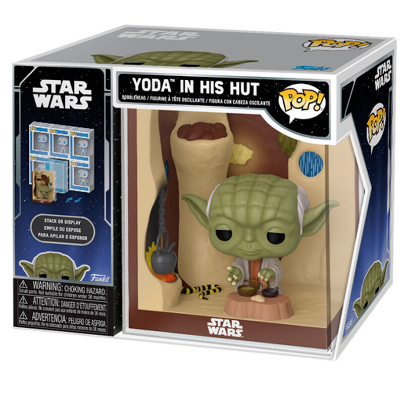 Figura POP Nooks Star Wars Yoda in His Hut FUNKO