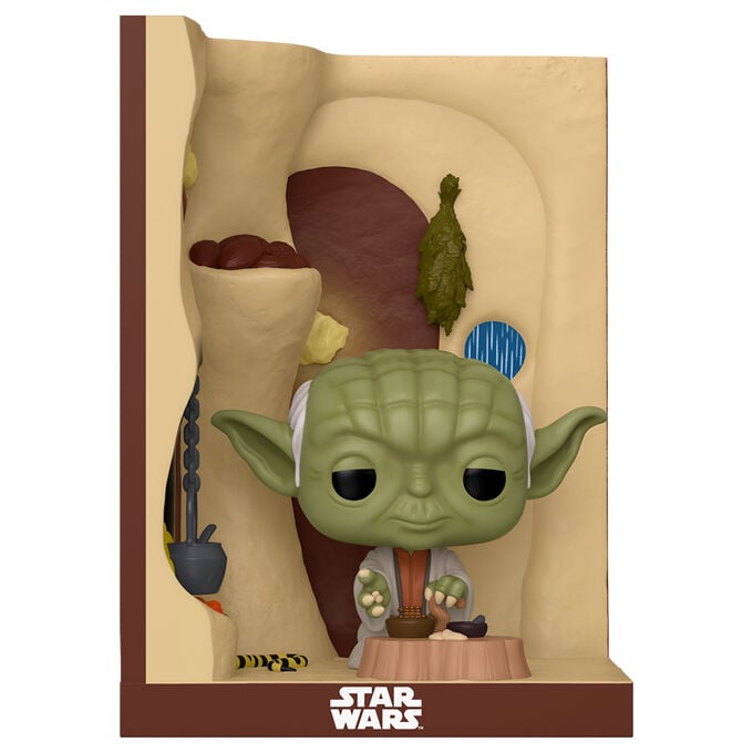 Figura POP Nooks Star Wars Yoda in His Hut FUNKO
