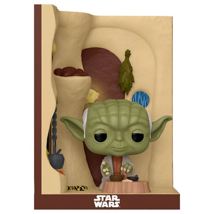 Figura POP Nooks Star Wars Yoda in His Hut FUNKO