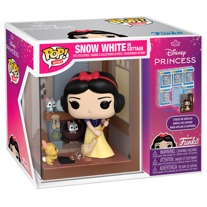 Figura POP Nooks Disney Princesas Snow White in Cottage FUNKO